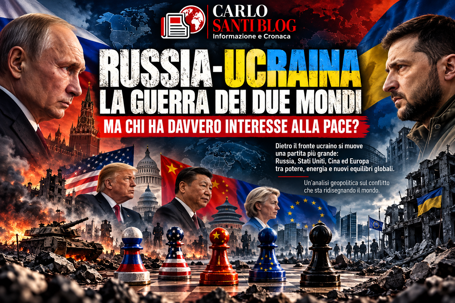 RUSSIA-UCRAINA: LA GUERRA DEI DUE MONDI